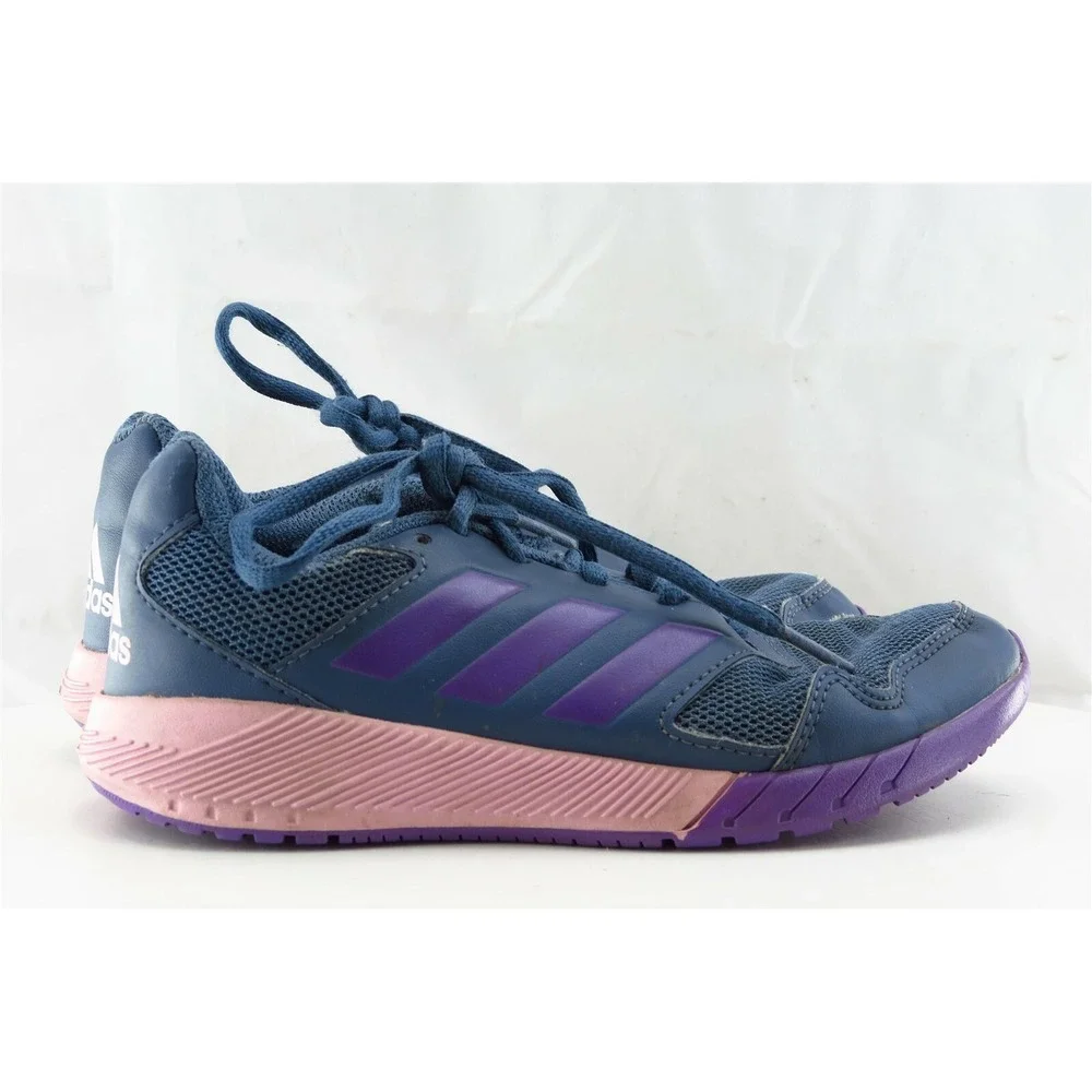 adidas Youth‎ Girls Shoes Size 1 M Blue Runn Mesh